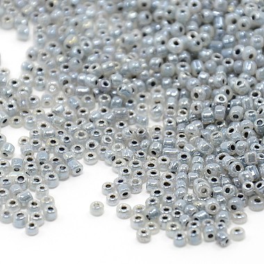 Dark Gray Glass Beads