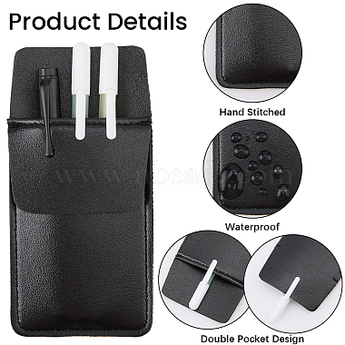 Rectangle Leather Pen Bag(DIY-CL0001-70B)-6