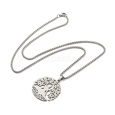 201 Stainless Steel Pendant Necklaces for Man(NJEW-Q336-04D-P)-5