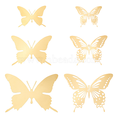 Golden Butterfly Stainless Steel Big Pendants