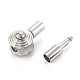 304 Stainless Steel Bayonet Clasps(STAS-P285-04P)-2