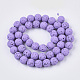 Spray Painted Natural Lava Rock Beads Strands(G-N0324-C-06)-2