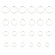 24Pcs 4 Size 316L Surgical Stainless Steel Hoop Earring Findings(X1-STAS-ZZ0001-03RG)-3