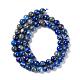 Natural Lapis Lazuli Round Beads Strands(G-I181-09-6mm)-2