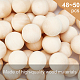 Natural Wooden Round Ball(WOOD-PH0008-93-25mm)-4