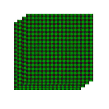 Heat Transfer Vinyl Sheets, Christmas Buffalo Plaid Pattern, for DIY Iron on Fabrics T-Shirts, Green, 30x30x0.04cm