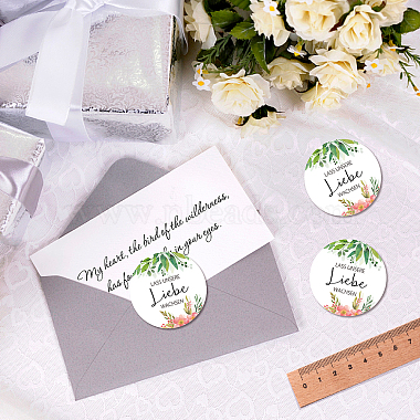 Waterproof PVC Wedding Round Stickers(AJEW-WH0343-004)-5