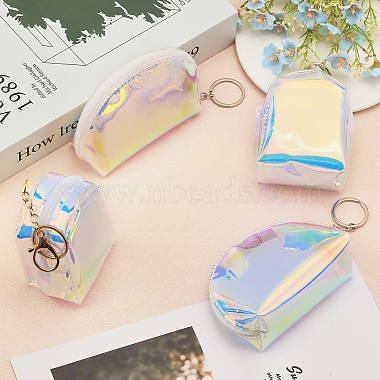 4Pcs 2 Style Laser Effect TPU Coin Purses(AJEW-CA0004-07)-4