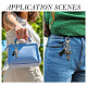 1Pc Resin Letter Keychains(KEYC-TADJ0001-09T)-6
