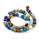 Handmade Millefiori Glass Beads Strands(X-LK14)-2