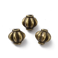Tibetan Style Alloy Beads, Cadmium Free & Lead Free, Lantern, Antique Bronze, 8x8x7.5mm, Hole: 1.5mm(FIND-Q094-36AB)