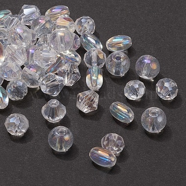 4 perles de verre galvanoplastiques de style(EGLA-YW0001-35)-4