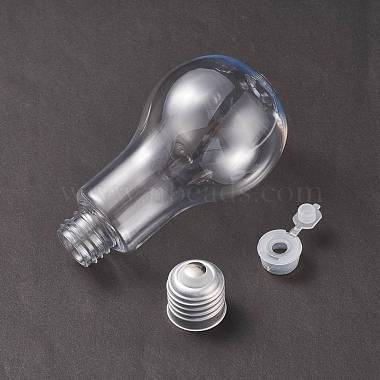 (vente de clôture défectueuse : moins d'accessoires) bouteille en forme d'ampoule en plastique créative(AJEW-XCP0001-73)-2