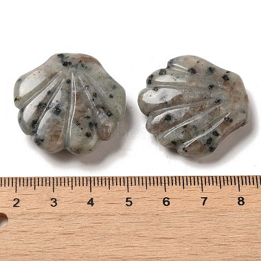 Natural Sesame Jasper Carved Healing Shell Figurines(G-K353-03E)-3