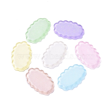 Colorful Oval Acrylic Cabochons