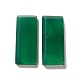Gefärbte und erhitzte natürliche grüne Onyx-Achat-Cabochons(G-G975-04A-02)-2