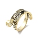 Alloy Wrapped Cuff Ring(RJEW-G286-01AB)-1