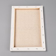 Rectangle Wood Painting Linen Panels, Blank Drawing Boards, for Oil & Acrylic Painting, BurlyWood, 30x20.1x1.5cm, Inner Diameter: 25.7x15.5cm(AJEW-SZC0002-02C)