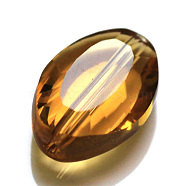 Imitation Austrian Crystal Beads, Grade AAA, Faceted, Oval, Goldenrod, 11.5x8x4mm, Hole: 0.9~1mm(SWAR-F072-11x8mm-07)
