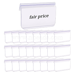 Plastic Table Card Display Frame, Price Tags Holder, Light Steel Blue, 10.5x6.6x1.2cm(ODIS-WH0017-085B)