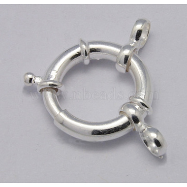 Silver Ring Sterling Silver Spring Ring Clasps