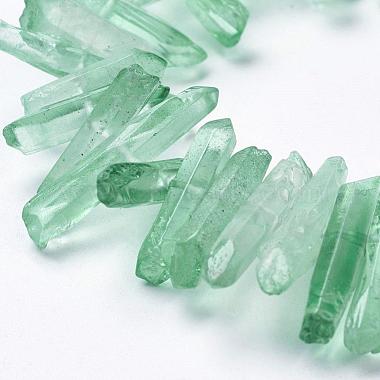 Natural Quartz Crystal Points Beads Strands(G-K181-B02)-4