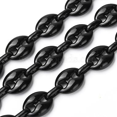 Black Alloy Coffee Bean Chains Chain
