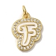 Brass Micro Pave Cubic Zirconia Pendants(KK-K354-02G-F)-1