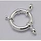 925 Sterling Silver Spring Rings Clasps(X-STER-A007-13B)-1