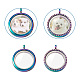 2Pcs 2 Style Alloy Magnetic Locket Pendants(PALLOY-TA0002-33M)-4