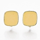 Accessoires de clous d'oreilles en alliage avec émail(PALLOY-N154-19E)-1