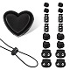 100Pcs 4 Styles Plastic Cord Locks(FIND-TA0010-22)-1