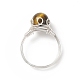 Natural Tiger Eye Braided Bead Finger Ring(RJEW-TA00066-04)-4
