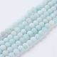 Natural Amazonite Beads Strands(X-G-J376-19F-4mm)-1