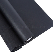 Rectangle PU Leather Fabric, for Sofa/Seat Patch, Black, 1350x300x1mm(AJEW-WH0089-52C-01)