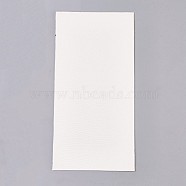 Self-adhesive PU Leather, Sofa Patches, Car Seat, Bed Leather Repair Subsidies, White, 20x10cm(X-DIY-WH0067-06D)