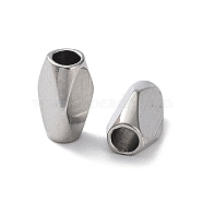 303 Stainless Steel Beads, Oval, Stainless Steel Color, 5.6x3x3mm, Hole: 1.7mm(STAS-Q302-21C-P)