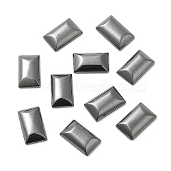 Synthetic Non-magnetic Hematite Cabochons, Rectangle, 16x10x3.5mm(G-K348-02)