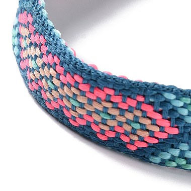 bracelet cordon polyester-coton motif losange tressé(FIND-PW0013-001A-02)-3