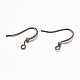 Brass Ear French Earring Hooks(KK-K225-11-AB)-1