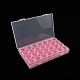 plastique transparent 28 grilles récipients à billes(CON-PW0001-031A)-1