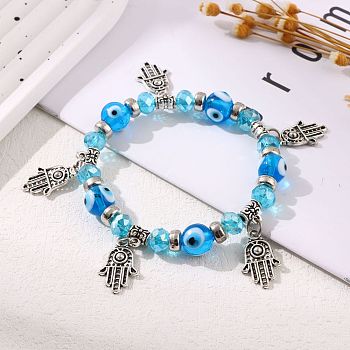 Devil's Eye Bracelet Fatima Palm Bracelet Alloy Eye Men's and Women's Handwear