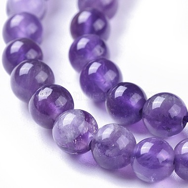 Chapelets de perles en améthyste naturelle(X-G-I256-02C)-3