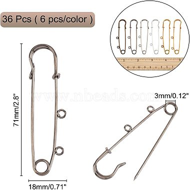 arricraft 36piezas 6 imperdibles de hierro de colores(IFIN-AR0001-07)-6