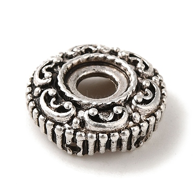 Tibetan Style Alloy European Beads(TIBEP-L021-28AS)-2