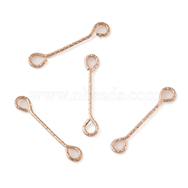 2cm Light Gold 316 Surgical Stainless Steel Double Sided Eye Pins