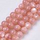 Natural White Shell Mother of Pearl Shell Beads Strands(X-SSHEL-T012-06)-1
