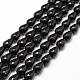 Natural Black Onyx Beads Strands(G-P161-25-14x10mm)-1