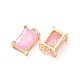 Brass Pave Cubic Zirconia Charms(CU-K002-40G-A)-2
