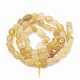 Natural Gold Rutilated Quartz Beads Strands(G-S331-6x8-014)-2